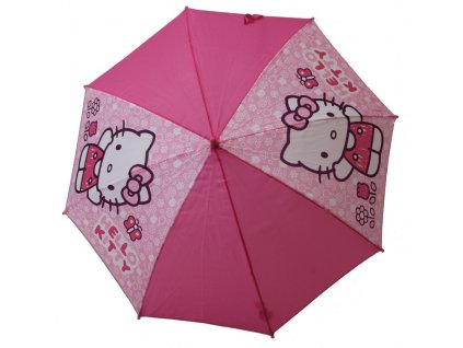 Dětský deštník Hello Kitty vystřelovací