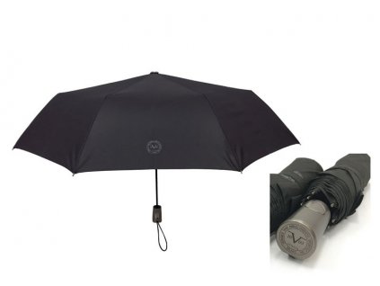 Skládací deštník vystřelovací VERSACE černý