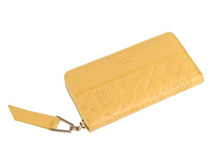 damska-kozena-penezenka-majolika-zluta-na-zip--delena