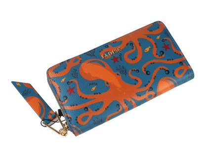 damska-kozena-penezenka--chobotnice--na-zip