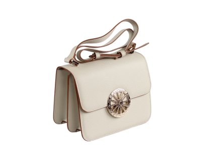 Dámská kožená kabelka JADISE Jessica CLASS, krémová