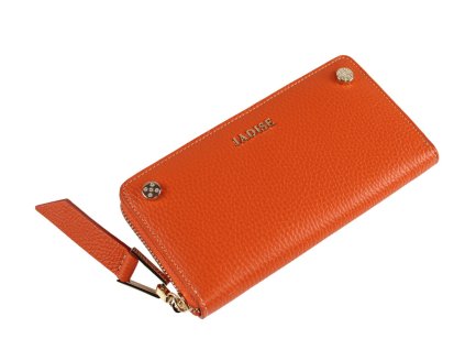 damska-kozena-penezenka-stud-oranzova-na-zip