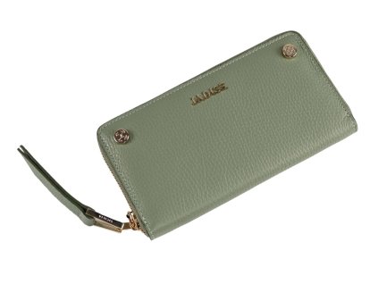 damska-kozena-penezenka-stud-zelena-na-zip