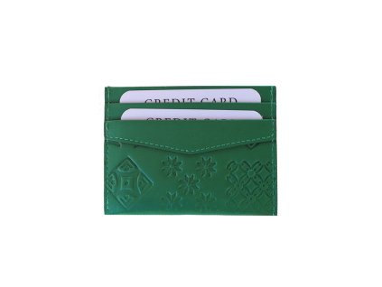 damske-kozene-pouzdro-na-karty-zelene