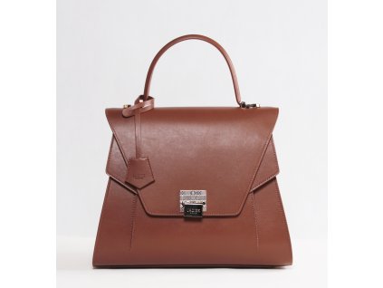 1185 1 luxusni kozena kabelka jadise sabrina hneda