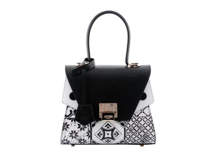 491 5 luxusni kozena kabelka jadise sabrina mala bila s majolikou