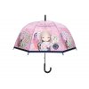 Luxusní průhledný deštník PVC s panenkou KIMMIDOLL