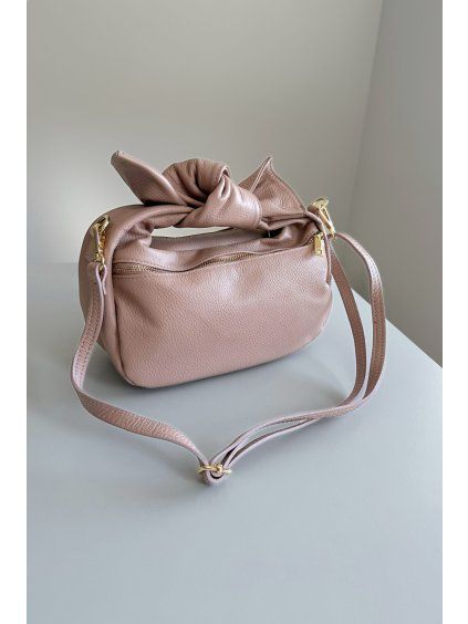 Crossbody Knotted handle Pudr pink