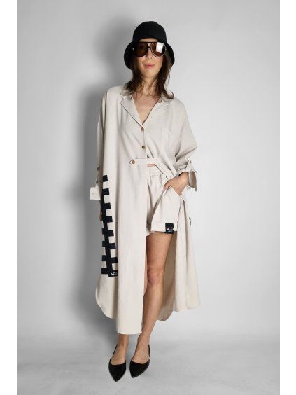Šaty | košile Bali Len Beige MCO