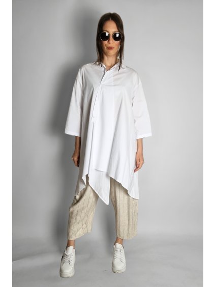 Košile Bibi Asymetric White