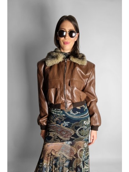 Bomber Chocolate s odepínacím kožichem