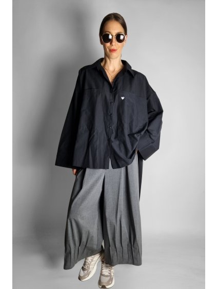 Košile Short | Long Black