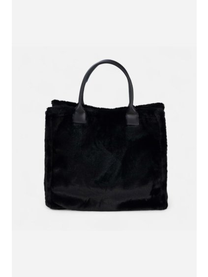 Taška s kožíškem čtverec Black