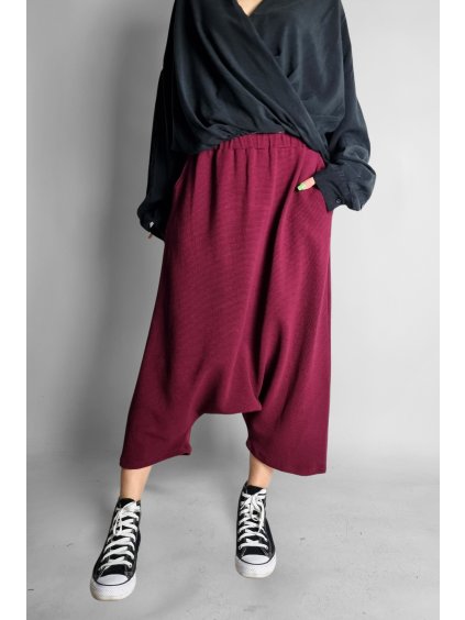 Baggy kalhoty Orta Bordo