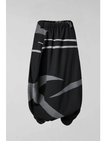 Kalhoty Geometry  Dark grey