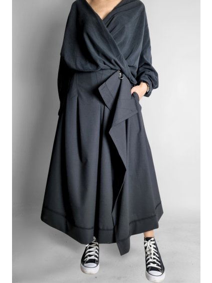 Kalhoty Meiss s předním pareo s efektem sukně