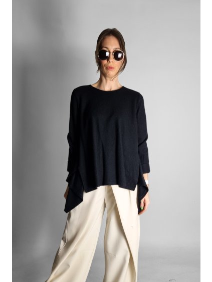 Vlněný Top Sia Black