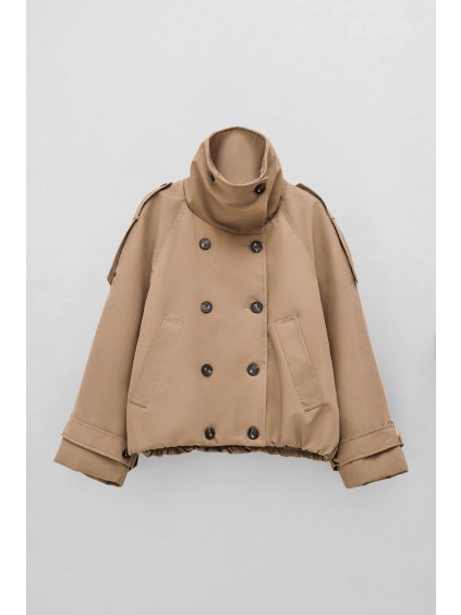 Bomber Corto Caldo Beige