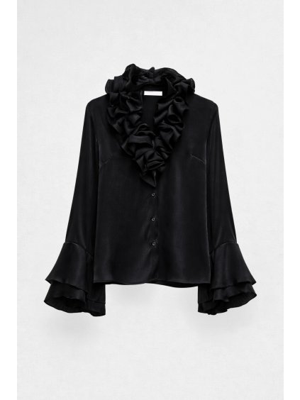 Halenka | Košile Velluto Volo Black