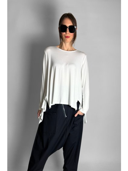 Top Marco s dlouhým rukávem White
