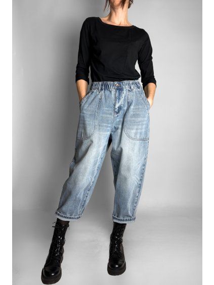 Baggy denim kalhoty Classic