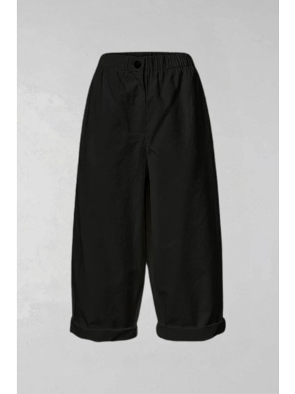 Bavlněné kalhoty Barrel Black