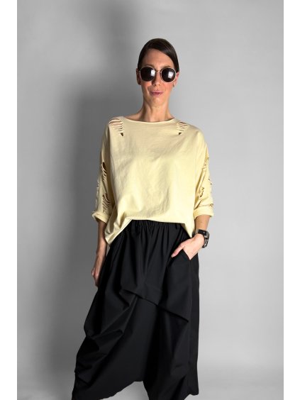 Bavlněný Top Destroyed (1)