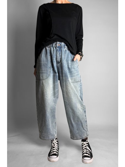 Baggy Džíny s flitry (1)