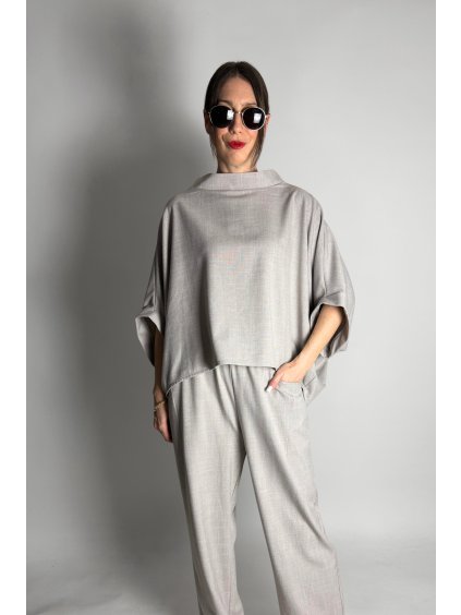 Kimono | Halenka Melange Beige