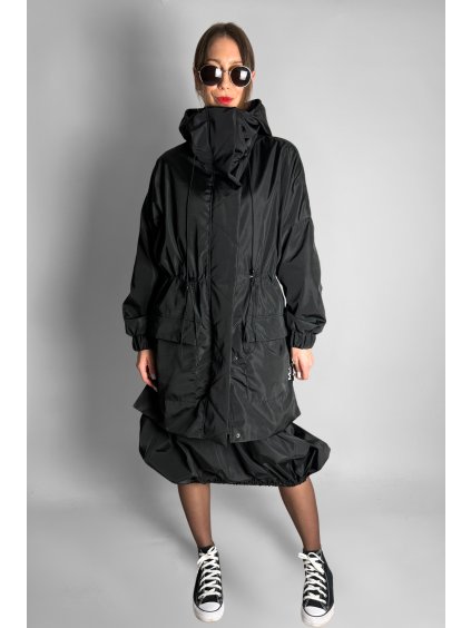 Šusťáková bunda s logem Black