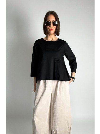 Top | Halenka s bočními sklady Black