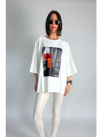 Tričko Stacked Boxes White