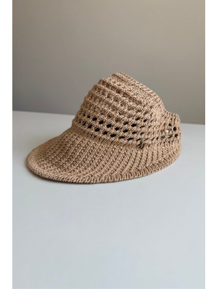 Klobouk s velkým kšiltem Natural