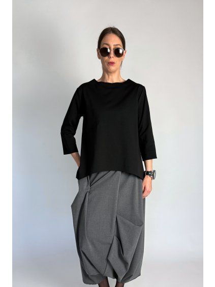 Top | Halenka s 3/4 rukávem Black