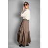 Sukně Ruffle Brown
