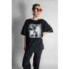 Tričko Mickey Shadow Long Black
