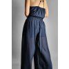Kalhoty Beaded Dark Blue