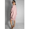 Šaty kimono MCO Dark pudr pink