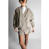 Bomber Autunno Chic Oversize Beige
