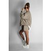 Bomber Autunno Chic Oversize Beige