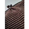 Maxi psaníčko Chrome Raffia Dark brown