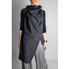 Asymetrická Vesta Melange Dark grey