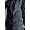 Asymetrická Vesta Melange Dark grey