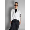 Vesta/mikina s výstřihem do v White