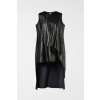 Asymetrická vesta z umělé kůže