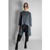 Mikina | Top s dlouhým zadním dílem Dark Grey