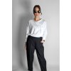 Stretch bavlněný kardigan White