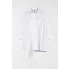 Asymetrická košile s kapsou White