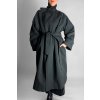 Dlouhý trenčkot 2 v 1  Black