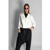 Bavlněná bunda s límcem White